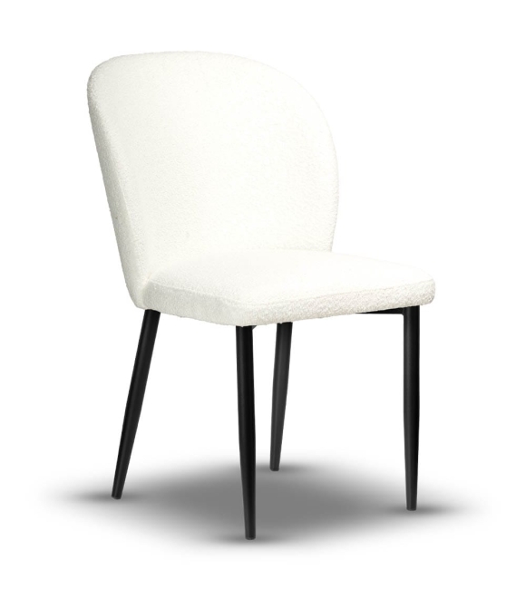 krzesło tapicerowane RIO noga czarna