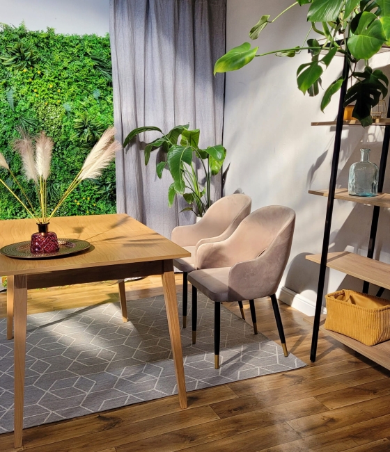 krzesło z podłokietnikiem ZOYA-2 noga czarna