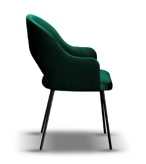 krzesło z podłokietnikiem ZOYA-2 noga czarna