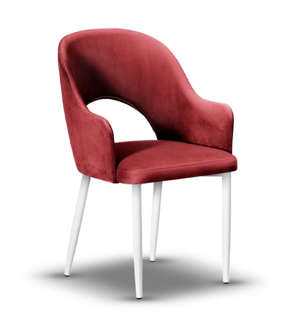 krzesło z podłokietnikiem ZOYA-2 noga biała