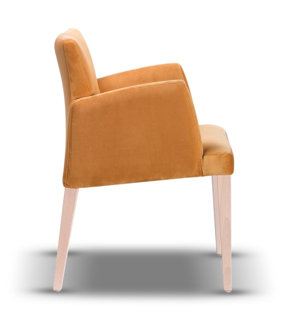 Fotel Tapicerowany MAGNUS noga drewniana