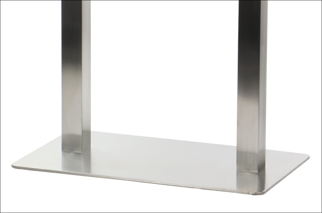 podstawa do stolika SH-3003-1/S/6 szczotkowana - 70x40 cm