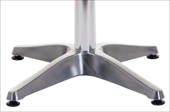 podstawa stolika SH-7003-1/A aluminium - 58x58 cm