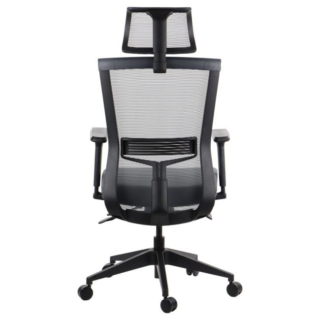 Fotel ergonomiczny HOPE z mechanizmem samoważącym szary