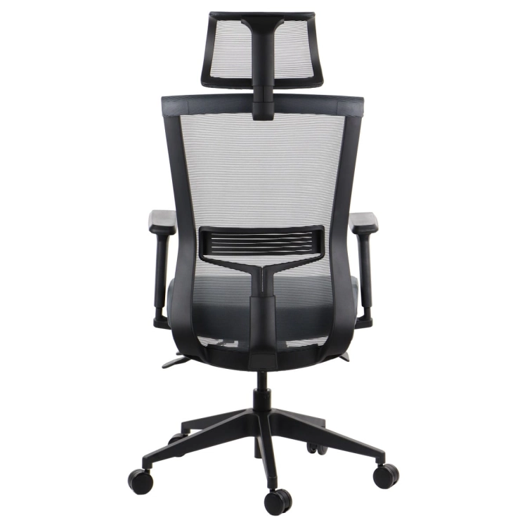 Fotel ergonomiczny HOPE z mechanizmem samoważącym szary