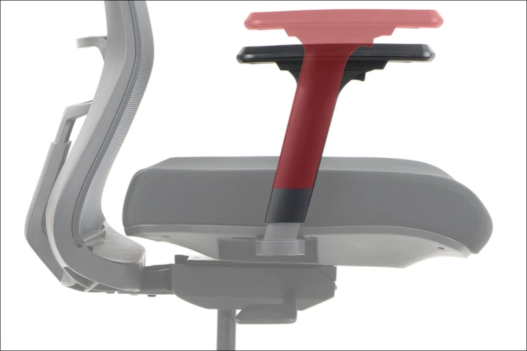 Fotel ergonomiczny HOPE z mechanizmem samoważącym szary