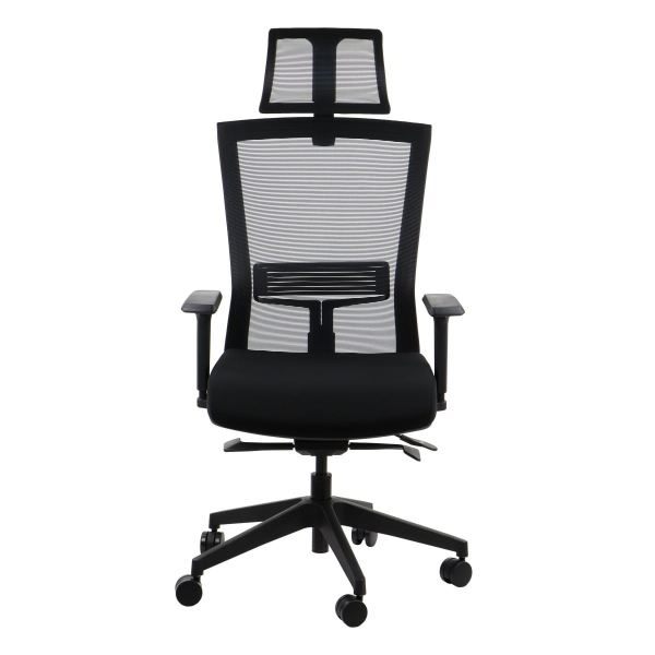 Fotel ergonomiczny HOPE z mechanizmem samoważącym czarny
