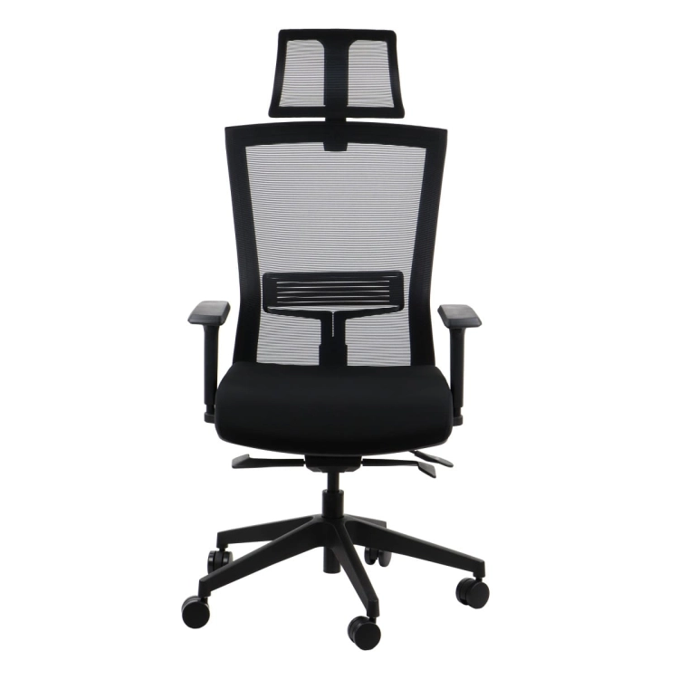Fotel ergonomiczny HOPE z mechanizmem samoważącym czarny