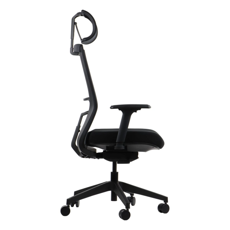 Fotel ergonomiczny HOPE z mechanizmem samoważącym czarny
