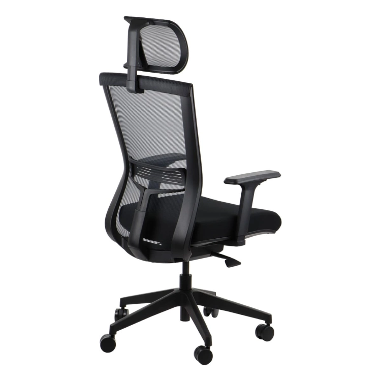 Fotel ergonomiczny HOPE z mechanizmem samoważącym czarny