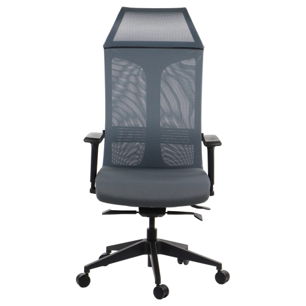 Fotel ergonomiczny RYDER z mechanizmem samoważącym szary