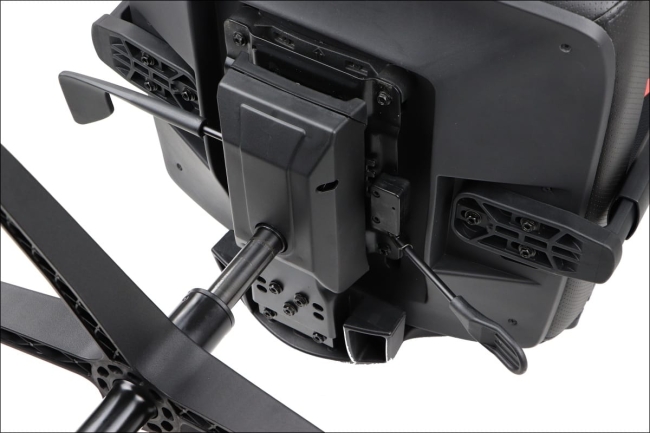 Fotel ergonomiczny RYDER z mechanizmem samoważącym szary