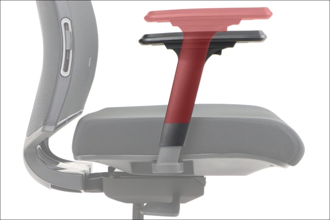 Fotel ergonomiczny RYDER z mechanizmem samoważącym szary