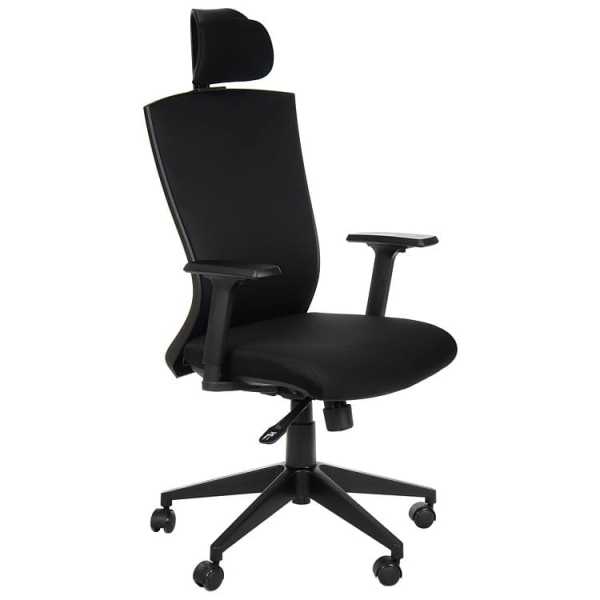 fotel obrotowy HG-0004F czarny