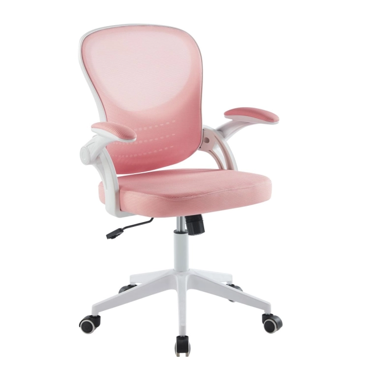 Fotel obrotowy FK30 różowy