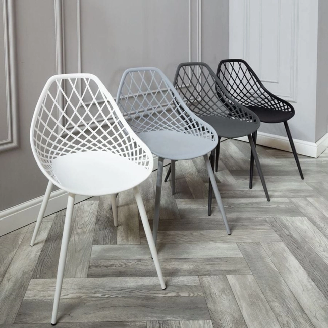 Krzesło plastikowe CHICO turkus