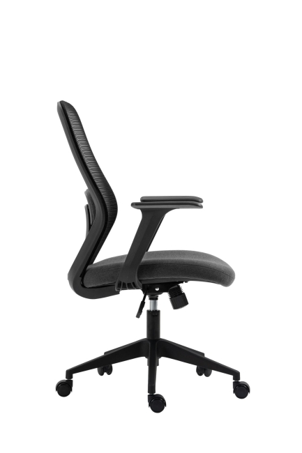 fotel obrotowy FK23-FX czarno szary