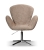 Fotel Obrotowy EGO ciemny beż Swan