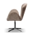 Fotel Obrotowy EGO ciemny beż Swan