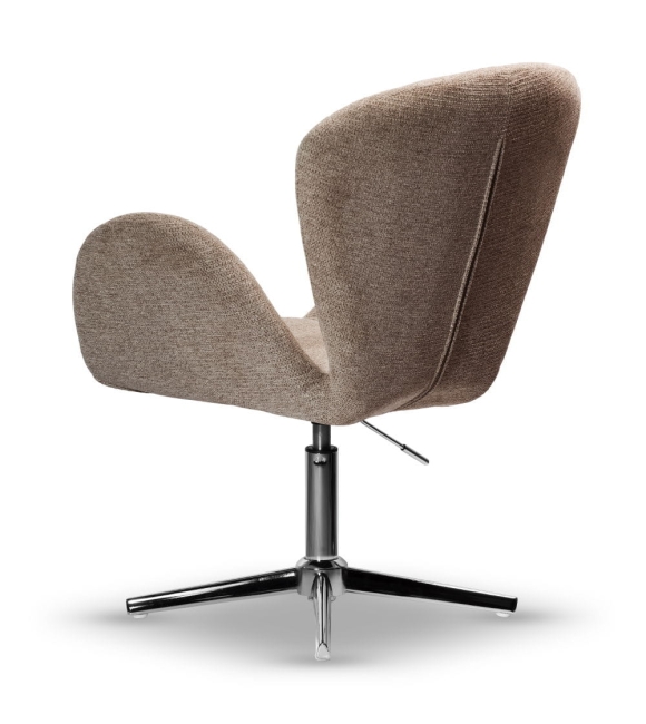 Fotel Obrotowy EGO ciemny beż Swan