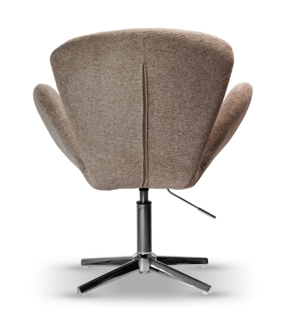 Fotel Obrotowy EGO ciemny beż Swan