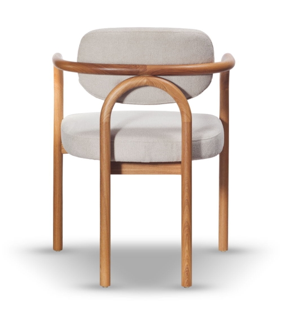 Krzesło Drewniane TRISS jasny beż noga kolor dąb