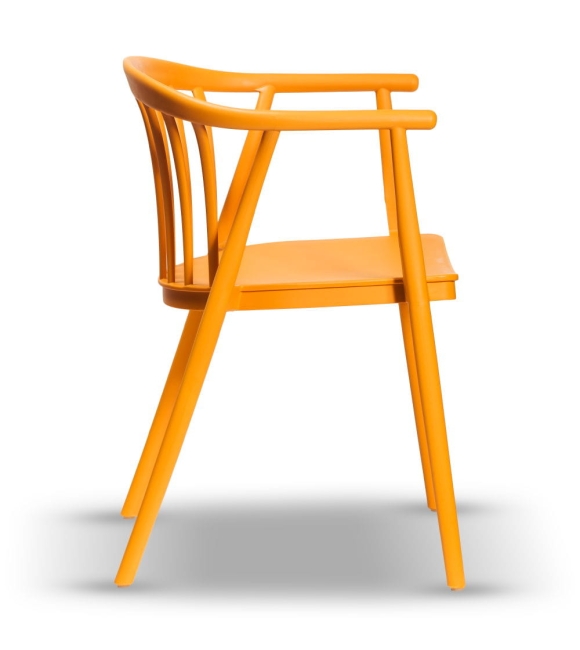 Krzesło Plastikowe RIVA żółte