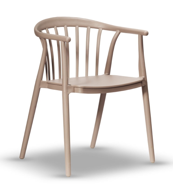 Krzesło Plastikowe RIVA taupe